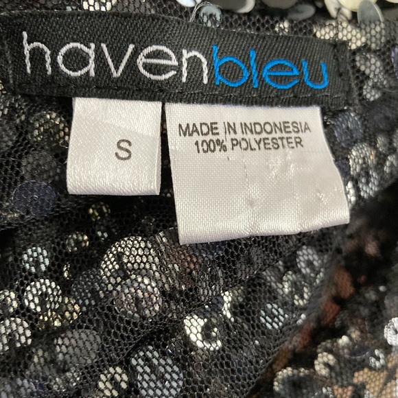 havenbleu Sequined Cropped Blouse - Picture 3 of 5